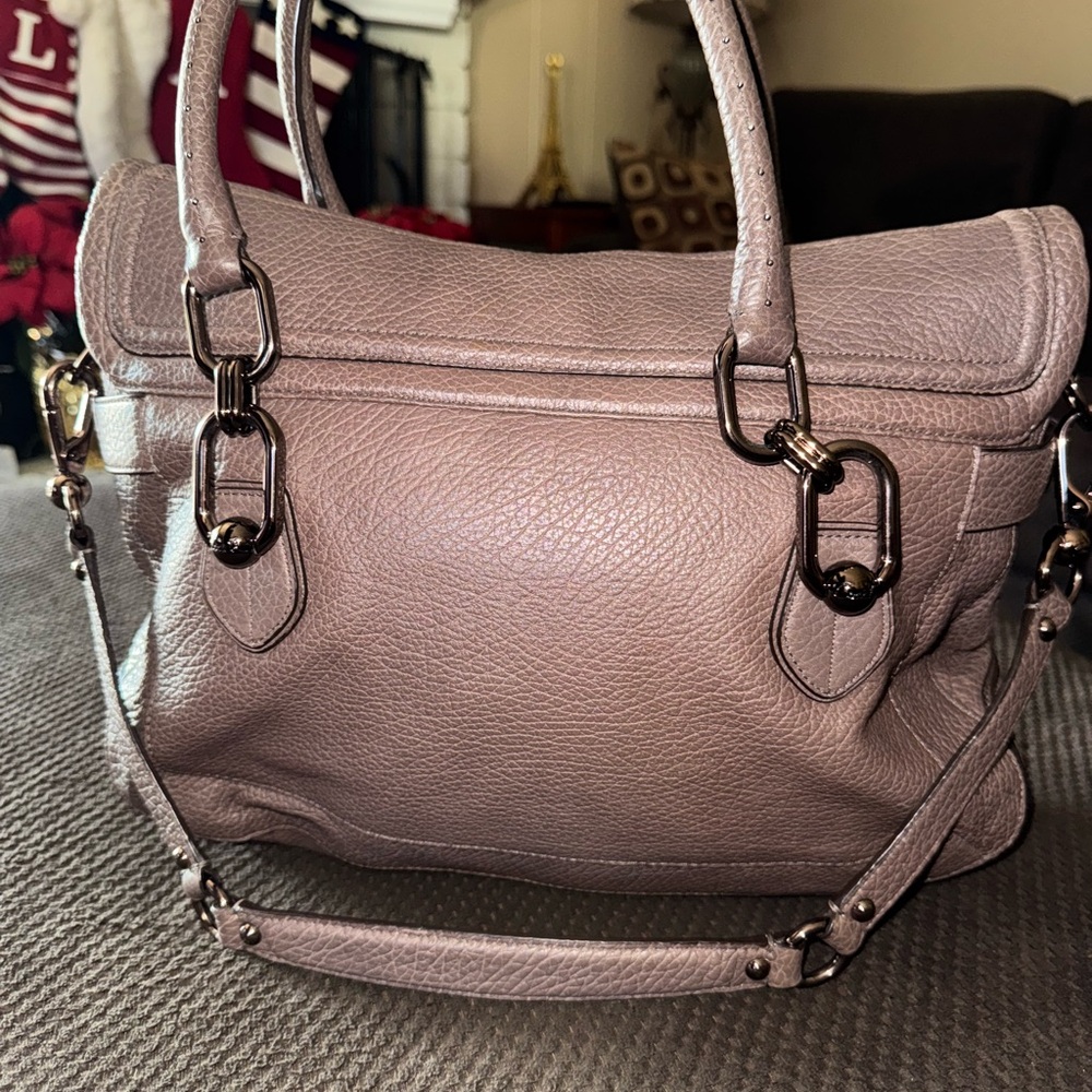 Coach Elegant Brown Leather Handbag - Picture 5 of 6